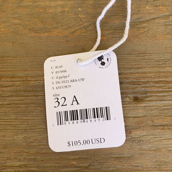 Free People Aralie Lace Trim Underwire Bra Size 32 Matching panties diff listing - Picture 5 of 8